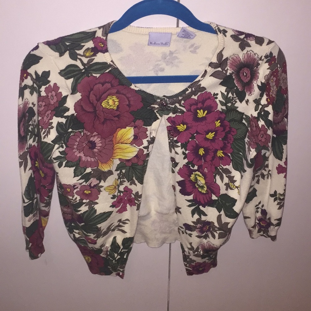 Floral cardigan